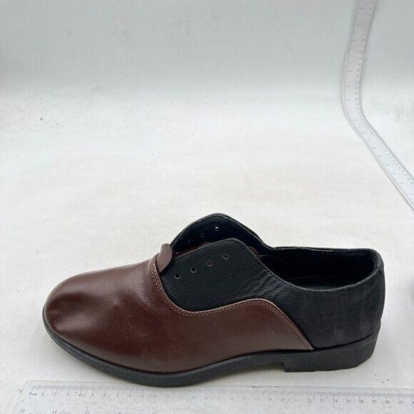 Shoes - Men's Margin Oxford Brown Black Shoe
